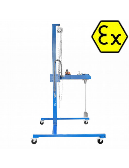 Stacionari pneumatinė ATEX maišyklė MSP-5000 ECO Ex IBC konteineriams (II 2GD)